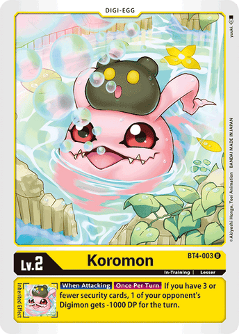 Koromon [BT4-003] [Great Legend]