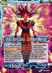 Son Goku // SSG Son Goku, Crimson Warrior (BT16-020) [Realm of the Gods]