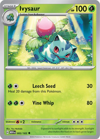 Ivysaur (002/165) [Scarlet & Violet: 151]