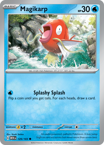 Magikarp (129/165) [Scarlet & Violet: 151]