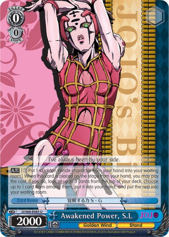 Awakened Power, S.L (JJ/S66-E083 U) [JoJo's Bizarre Adventure: Golden Wind]