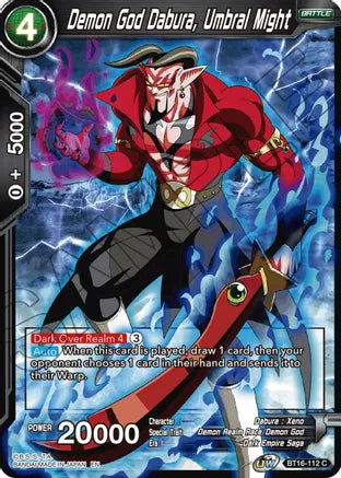 Demon God Dabura, Umbral Might (BT16-112) [Realm of the Gods]