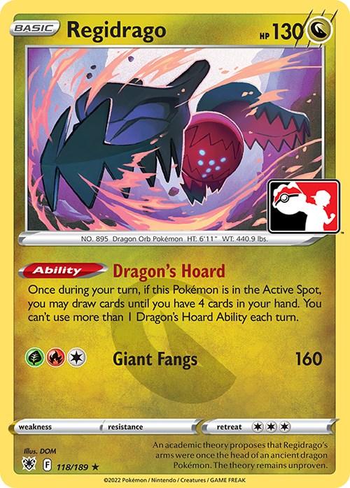 Regidrago (118/189) [Prize Pack Series Three]