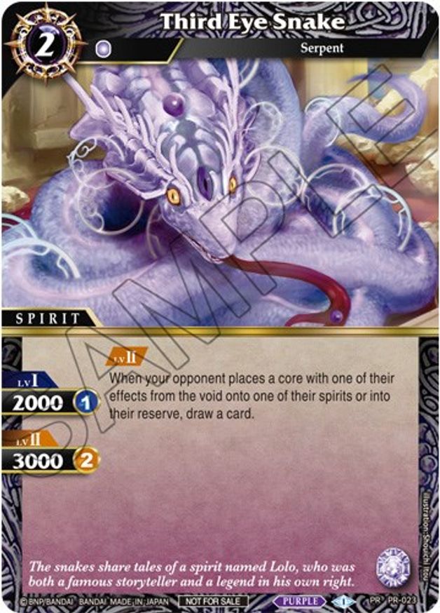 Third Eye Snake (Tournament Pack Vol. 3) (PR-023) [Launch & Event Promos]