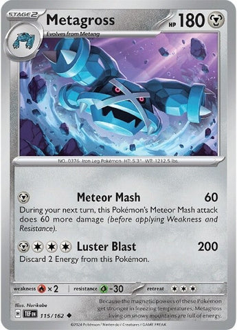 Metagross (115/162) [Scarlet & Violet: Temporal Forces]