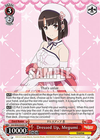 Dressed Up, Megumi (SHS/W98-E068S SR) [Saekano the Movie: Finale]