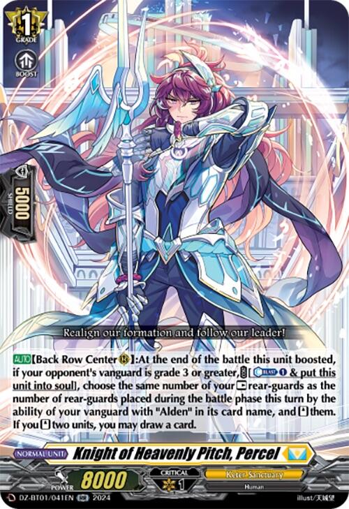 Knight of Heavenly Pitch, Percel (DZ-BT01/041EN) [Fated Clash]