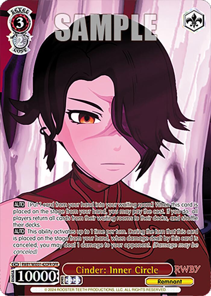 Cinder: Inner Circle (RWBY/WXE01-42OFR OFR) [RWBY: Premium Booster]