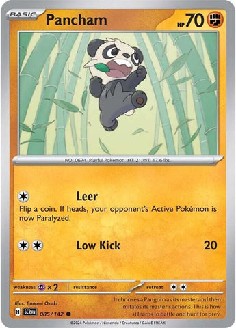 Pancham (085/142) [Scarlet & Violet: Stellar Crown]