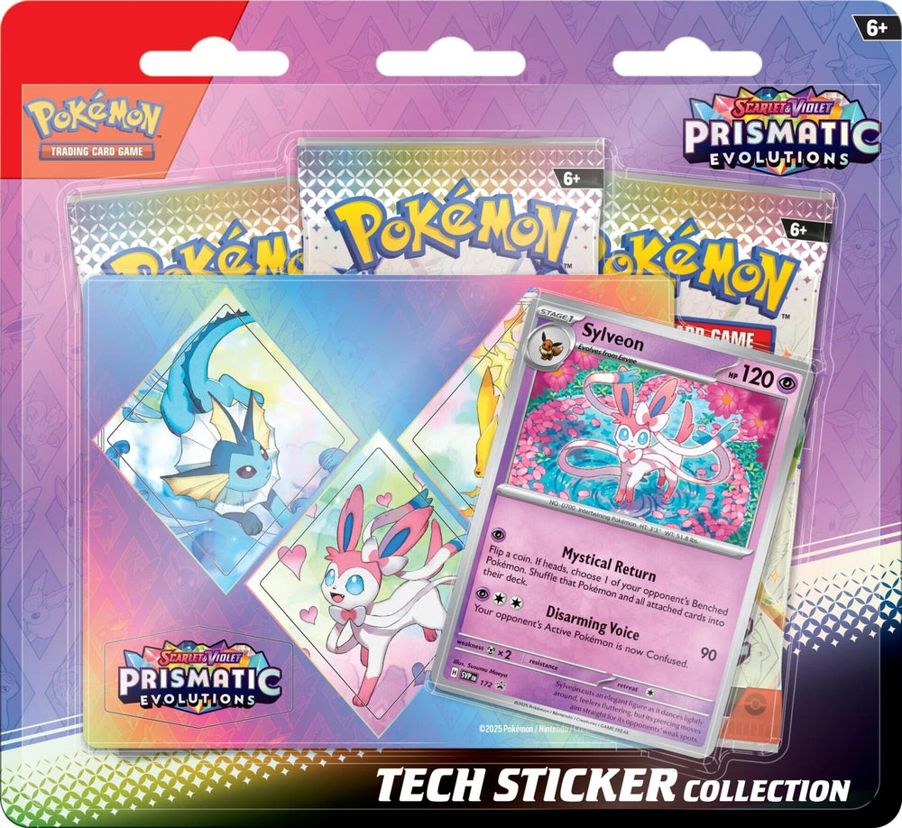 Scarlet & Violet: Prismatic Evolutions Tech Sticker Collection (Sylveon) (SHIPS JAN 17TH)