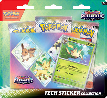 Scarlet & Violet: Prismatic Evolutions Tech Sticker Collection (Leafeon) (SHIPS JAN 17TH)