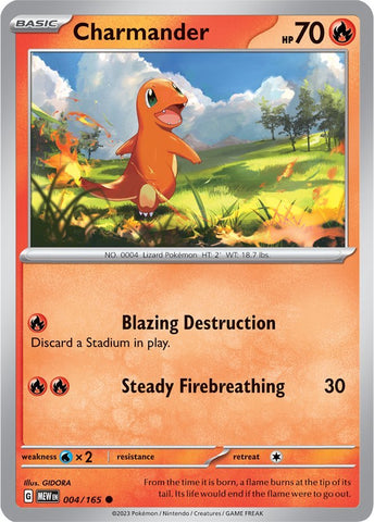 Charmander (004/165) [Scarlet & Violet: 151]