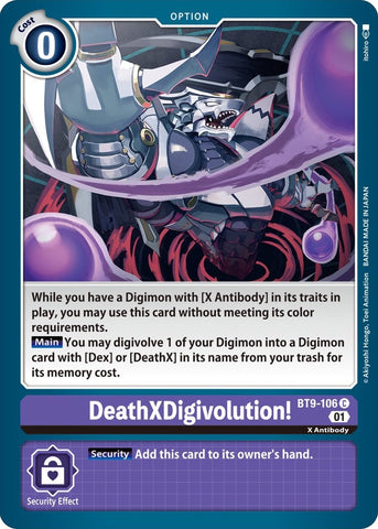 DeathXDigivolution! [BT9-106] [X Record]