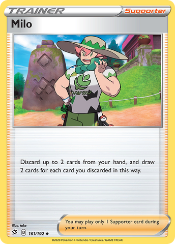 Milo (161/192) [Sword & Shield: Rebel Clash]