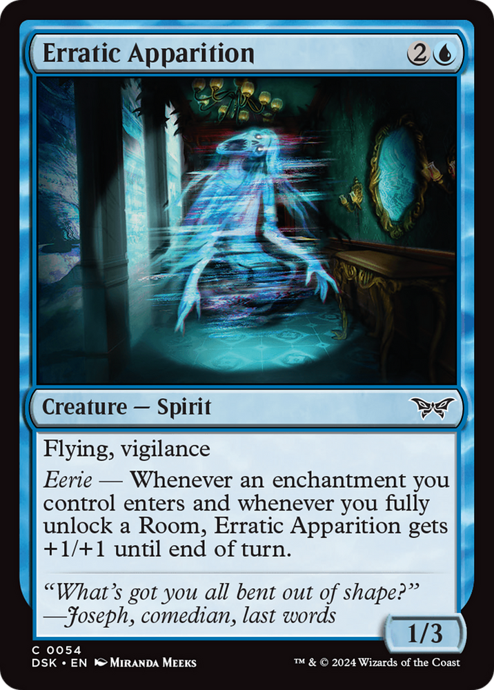 Erratic Apparition [Duskmourn: House of Horror]