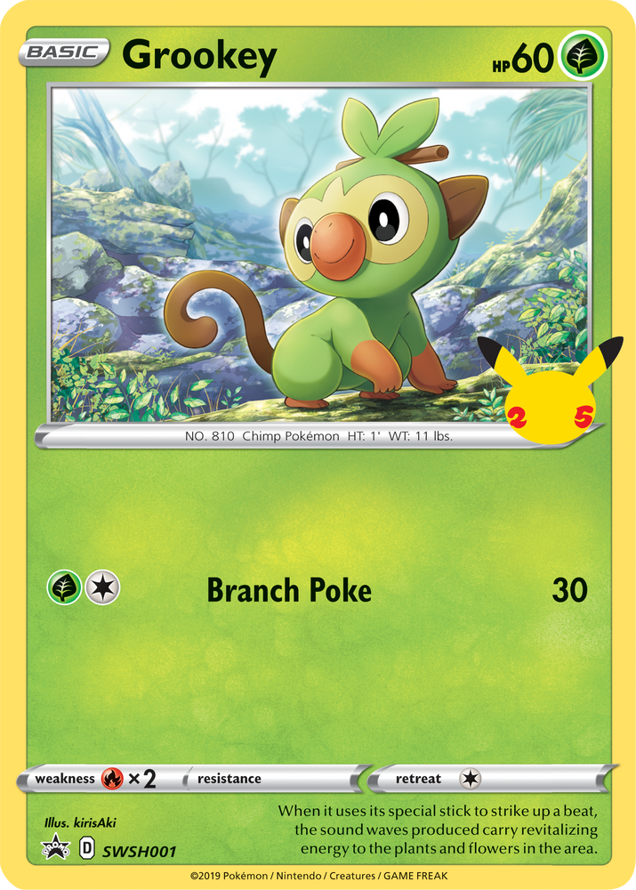 Grookey (SWSH001) [First Partner Pack]