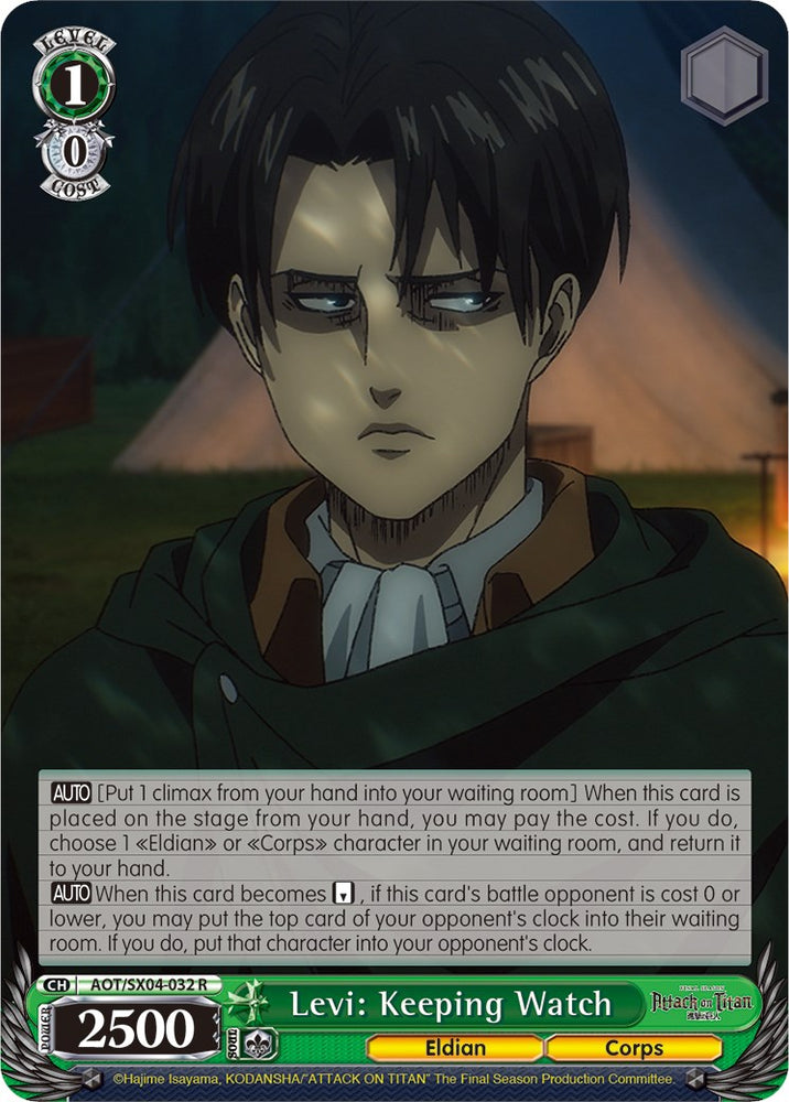 Levi: Keeping Watch [Attack On Titan: Final Season]