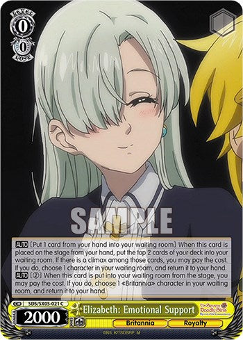 Elizabeth: Emotional Support [The Seven Deadly Sins: Revival of The Commandments]