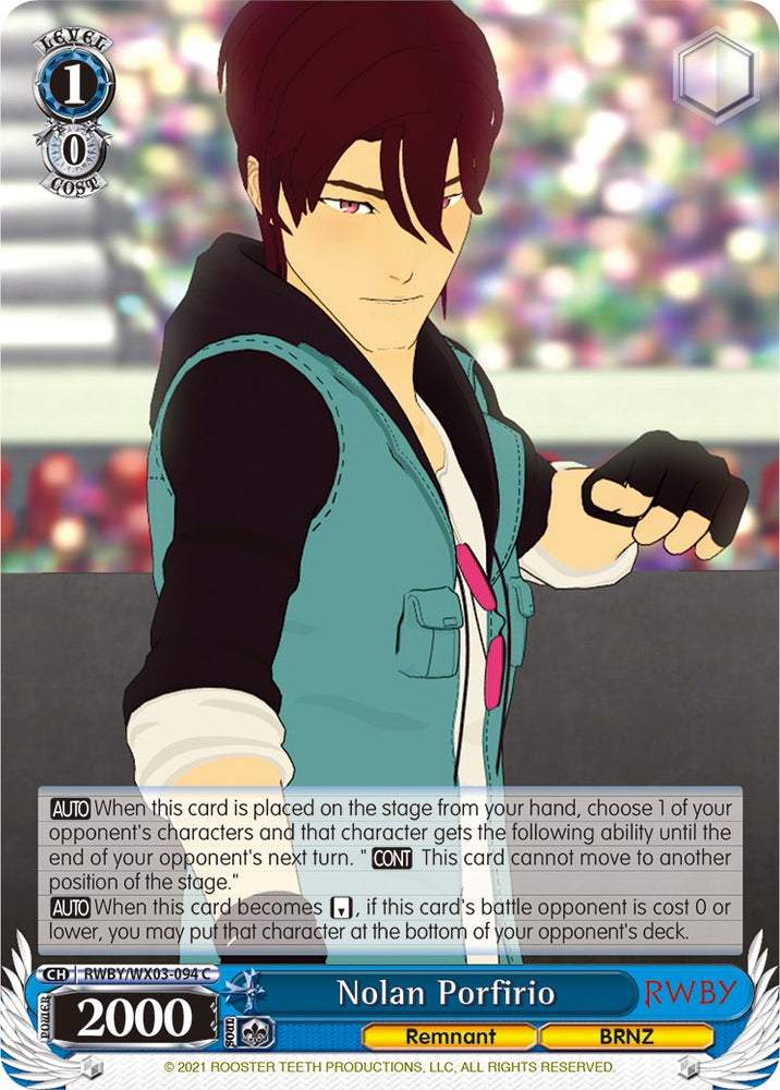 Nolan Porfirio (RWBY/WX03-094 C) [RWBY]