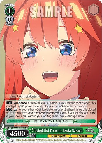 Delightful Present, Itsuki Nakano (5HY/W101-E044 C) [The Quintessential Quintuplets Movie]