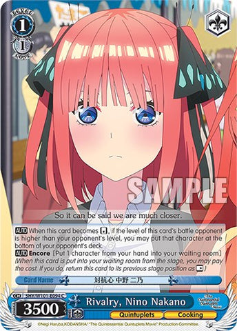 Rivalry, Nino Nakano (5HY/W101-E094 C) [The Quintessential Quintuplets Movie]