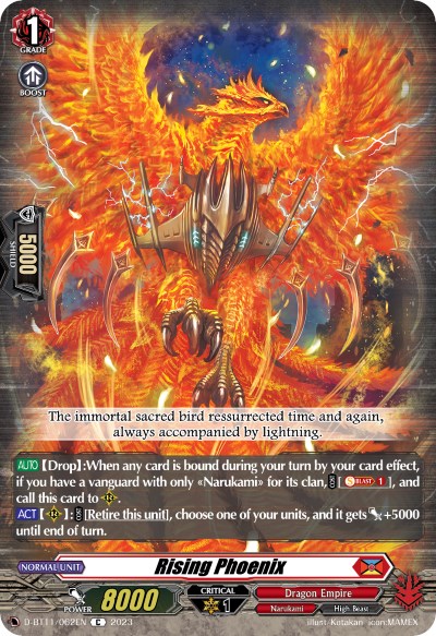 Rising Phoenix (D-BT11/062EN) [Clash of Heroes]