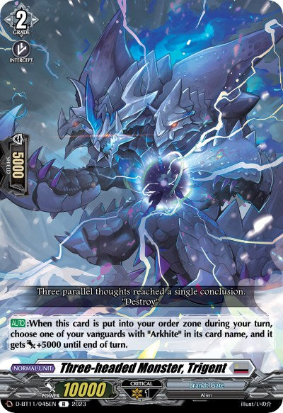 Three-headed Monster, Trigent (D-BT11/045EN) [Clash of Heroes]