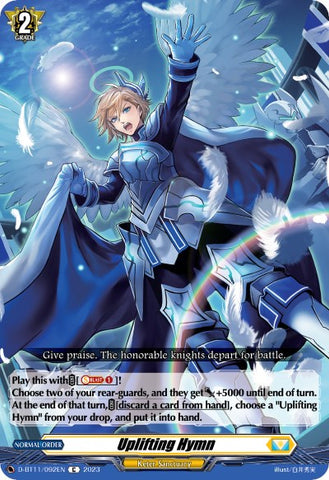 Uplifting Hymn (D-BT11/092EN) [Clash of Heroes]