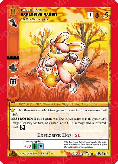 Explosive Rabbit [Cryptid Nation: Wilderness]