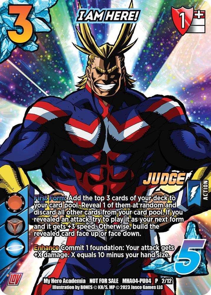 I AM HERE! (Judge) [League of Villains Unlimited]