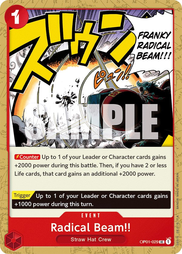 Radical Beam!! [Romance Dawn] (Demo Deck)