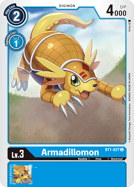 Armadillomon [BT1-027] [Release Special Booster Ver.1.0]