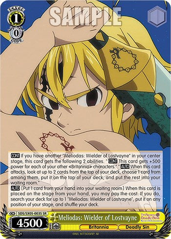 Meliodas: Wielder of Lostvayne (SR) [The Seven Deadly Sins: Revival of The Commandments]