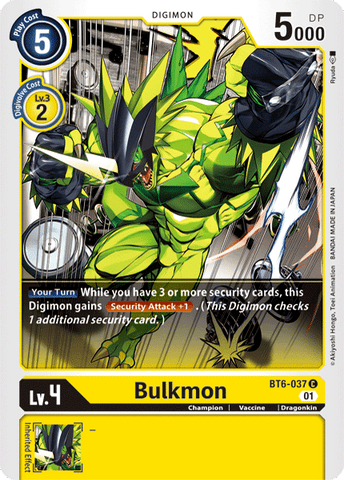 Bulkmon [BT6-037] [Double Diamond]