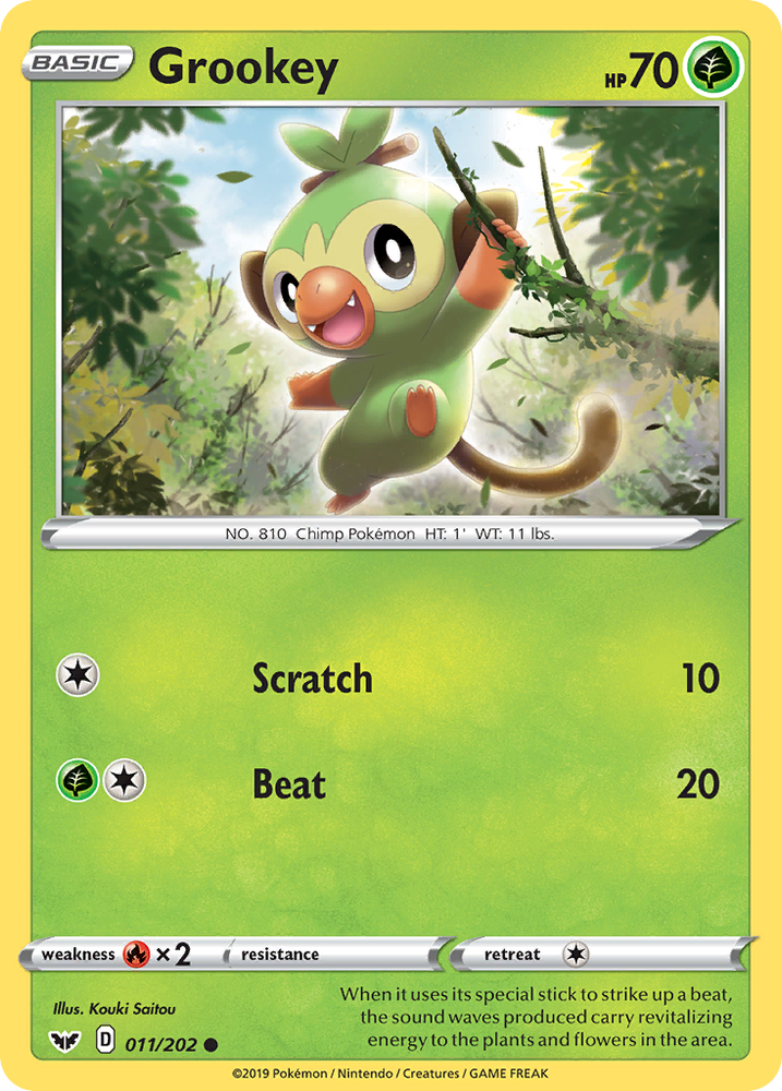 Grookey (011/202) [Sword & Shield: Base Set]