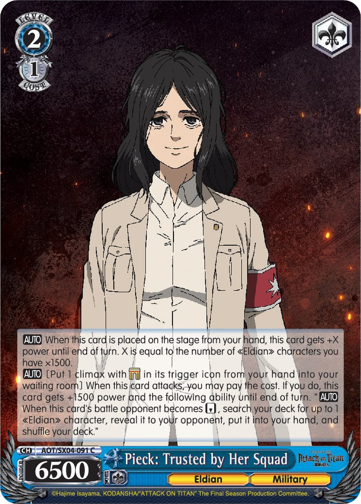 Pieck: Trusted by Her Squad [Attack On Titan: Final Season]