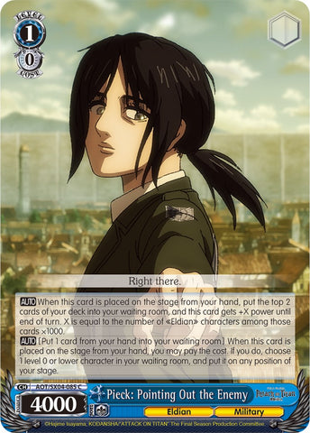 Pieck: Pointing Out the Enemy [Attack On Titan: Final Season]