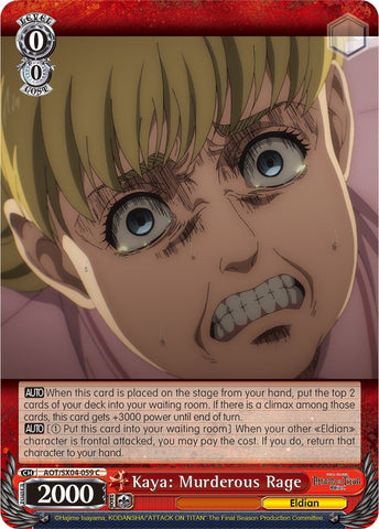 Kaya: Murderous Rage [Attack On Titan: Final Season]