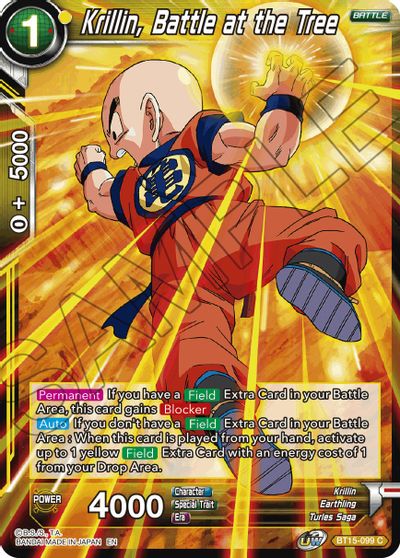 Krillin, Battle at the Tree (BT15-099) [Saiyan Showdown]