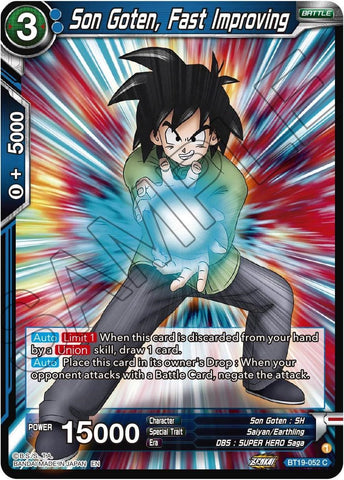 Son Goten, Fast Improving (BT19-052) [Fighter's Ambition]