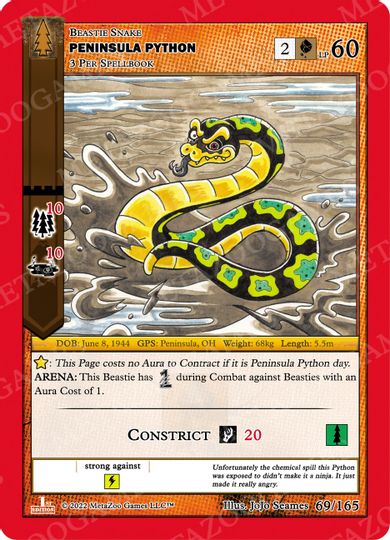 Peninsula Python [Cryptid Nation: Wilderness]