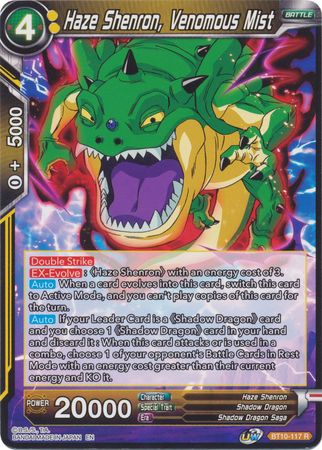 Haze Shenron, Venomous Mist (BT10-117) [Rise of the Unison Warrior]