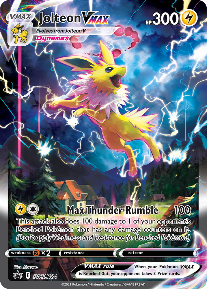 Jolteon VMAX (SWSH184) (Jumbo Card) [Sword & Shield: Black Star Promos]