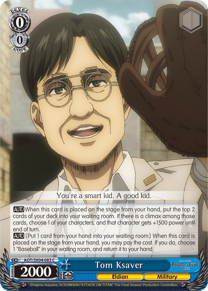 Tom Ksaver [Attack On Titan: Final Season]